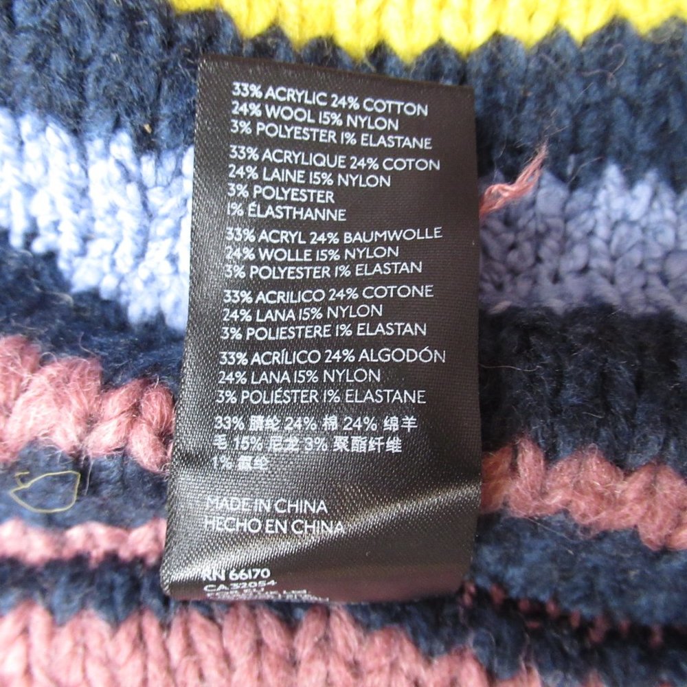 Anthropologie Pilcro Dreamer Striped Duster Sweater Multi Stripe - XS / S Petite - Picture 10 of 11